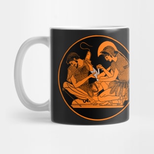 Achilles and Patroclus kylix Mug